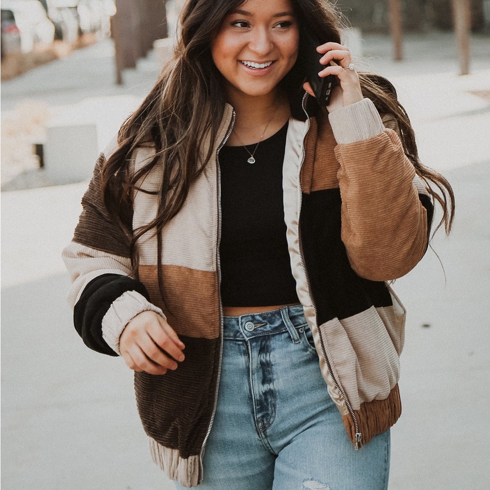 BOMBER JACKET // CHOCO COMBO